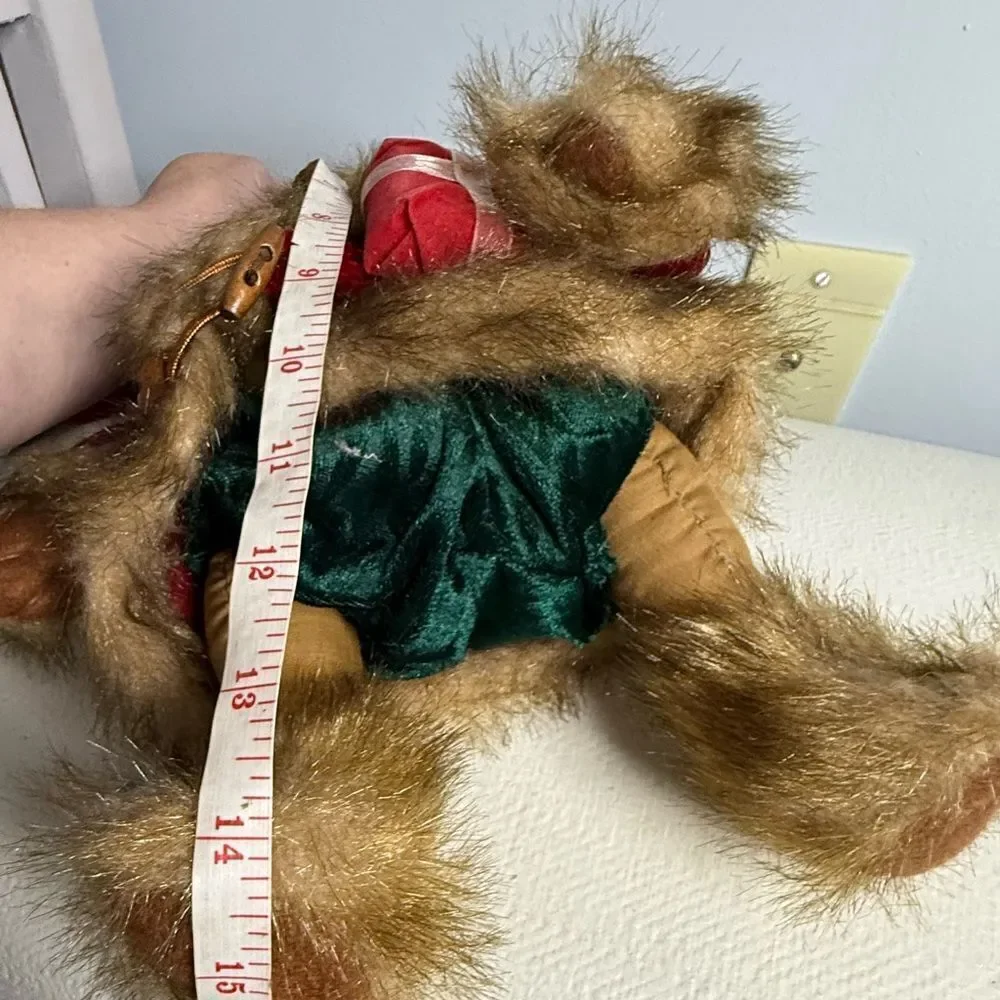 Tender Hearted Collectables Santa Teddy Bear Plush Stuffed Animal 12